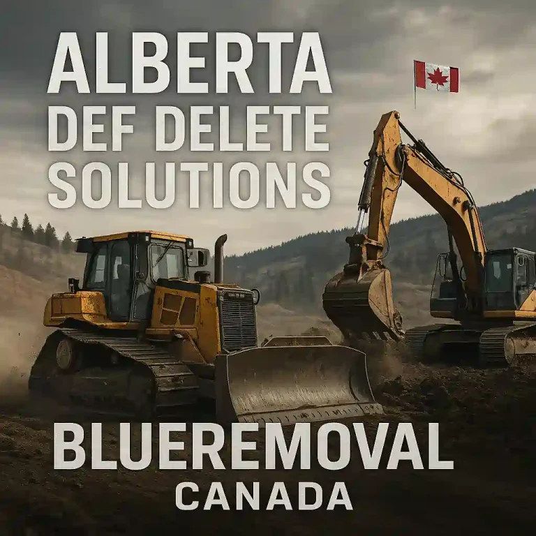 DEF Delete Solutions for Construction Equipment in Alberta – BlueRemoval Canada